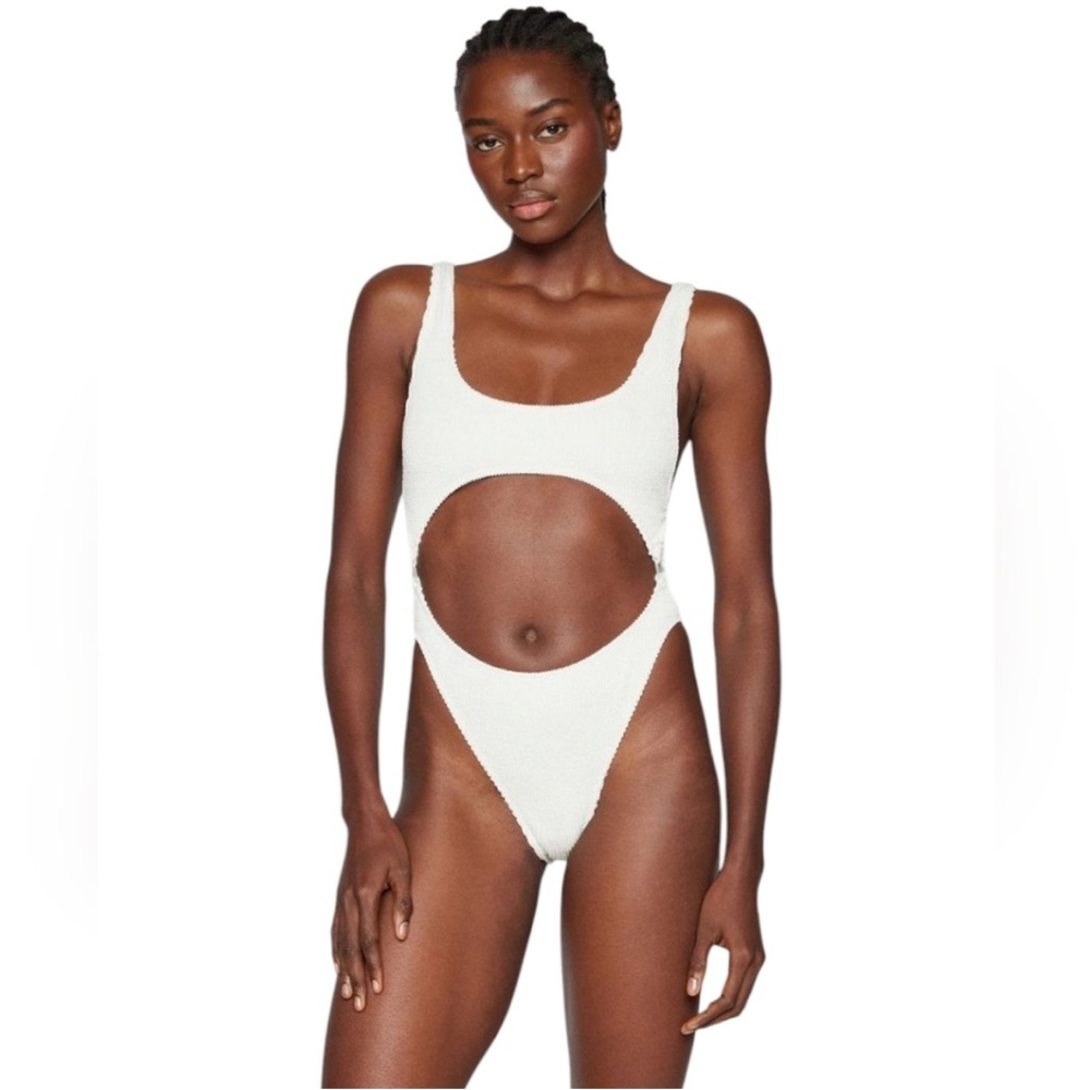 Good American Cream Swim Set